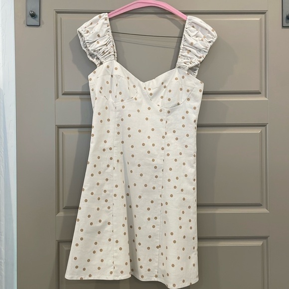 Revolve LPA polka dot fit & flare dress - Picture 4 of 8